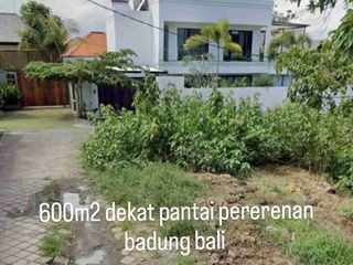 tanah 600m2 dekat Pantai pererenan badung bali