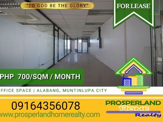 OFFICE SPACE WITH OPEN DECK FOR LEASE ALABANG, MUNTINLUPA CITY