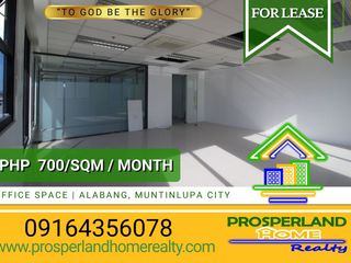 WHOLE FLOOR OFFICE SPACE FOR LEASE ALABANG, MUNTINLUPA CITY