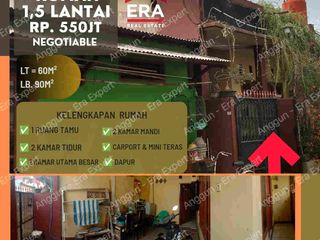 Dijual Rumah 1.5 Lantai di Pondok Ungu Permai Bekasi