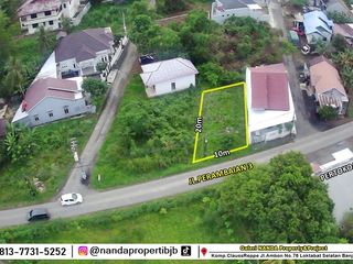 tanah usaha 10x20m di pinggir jl.perambaian3 belakang SPN