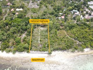 WHITE SAND BEACHFRONT LOT FOR SALE IN OSLOB, CEBU, PHILIPPINES
