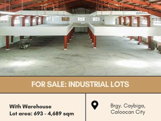 FOR SALE: Industrial Lots located at Brgy. Caybiga, Caloocan City