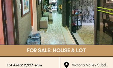 FOR SALE: House & Lot located at Victoria Valley Subd., Brgy. Dela Paz, Antipolo, Rizal
