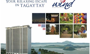 1br UNIT & PARKING FOR SALE at WIND RESIDENCES TAGAYTAY