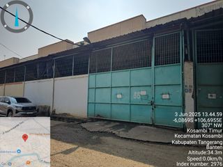 MURAH Gudang Kosambi Pergudangan Ocean Park Jl Raya Prancis LT 750 M2 Kosambi Timur Tangerang Banten Bawah Harga Pasar