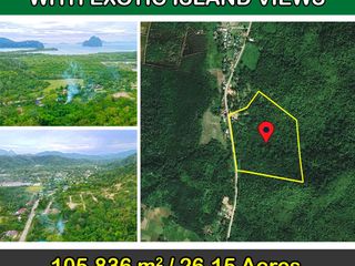 105,836 m2 | Vast Overlooking Estate with Exotic Island Views