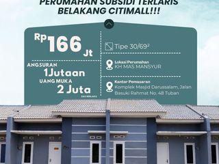 Surya Madani Dua Hunian Subsidi Terlaris Dekat Pusat Kota