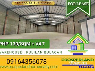 BRAND NEW WAREHOUSE W/OFFICE FOR LEASE IN PULILAN BULACAN