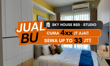 Jual BU Skyhouse BSD Studio Apartemen Semi Furnished Selangkah Ke AEON