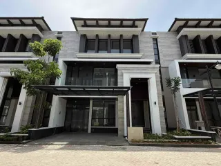 Jagakarsa - Dijual Rumah Di 4 Lantai Mewah Rumah Sultan Model Facade Travertine Jakarta Selatan