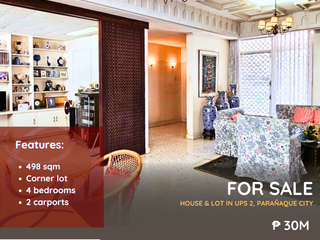 For Sale: Corner Bungalow House located at UPS 2, Parañaque City