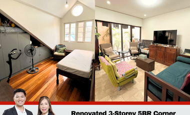 Renovated 3-Storey Corner Townhouse with 2-Car Garage FOR SALE in New Manila, QC