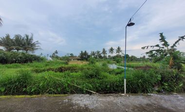 Tanah Strategis dan Murah di Kawasan Tempuran, Magelang dekat dengan Jalan Magelang-Yogyakarta
