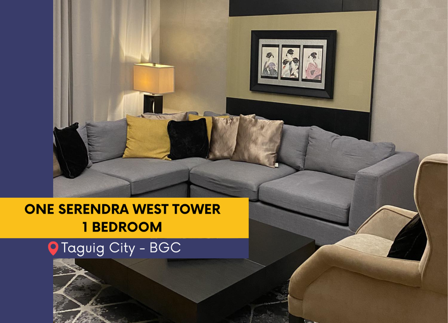 1 Bedroom condo unit For Sale in One Serendra West Tower at Taguig City ...
