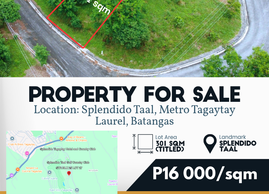 Paseo de Enrile, Splendido Taal Residential Golf & Country Club, Laurel, Batangas