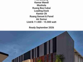 DISEWAKAN GUDANG SEMARANG, KAWASAN INDUSTRI CANDI, GATSU SEMARANG. LUAS 1,6 HEKTAR