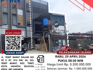 DIJUAL TANAH DAN BANGUNAN MELALUI LELANG ‼️