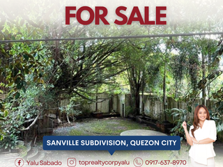 FOR SALE Residential Lot in Sanville Subdivision, Quezon City