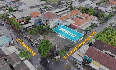 Tanah dijual jalan Tukad Badung Renon
