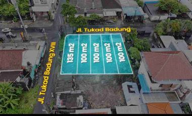 Tanah di jalan Utama tukad badung Renon