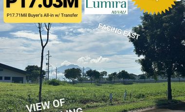 Rare Lumira Nuvali Lot (431 sqm) w/ Mt. Makiling View for sale