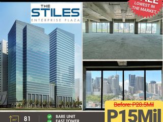 🔥 Rush Sale!! Lowest in the Market - Prime Makati Office Space - The Stiles Enterprise Plaza