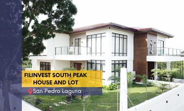 House and Lot For Sale in Filinvest South Peak at San Pedro Laguna