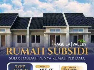 RUMAH SUBSIDI TERVIRAL DI CISEENG DKT PASAR PARUNG CICILAN FLAT 1 JTAN