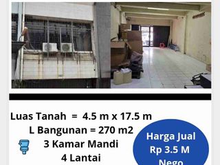 Ruko 4 Lantai Pangeran Jayakarta Jakarta