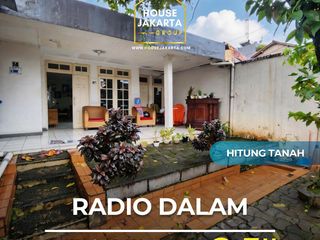 DIJUAL RUMAH HITUNG TANAH DI RADIO DALAM KEBAYORAN BARU JAKSEL