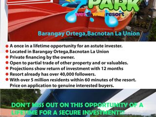For Sale AQUA PARK wet and wild resort