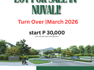 Lot for Sale in Averdeen Estate Nuvali near Miriam College