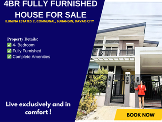Fully Furnished House for Sale in Ilumina Estates, Communal, Buhangin, Davao City