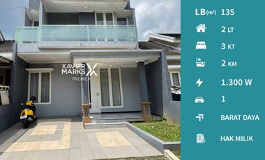 Dijual Rumah 2 Lantai Dekat UB di Kalila Residence Malang