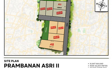 Tanah SHM Prambanan 30m Jl Jogja-Solo