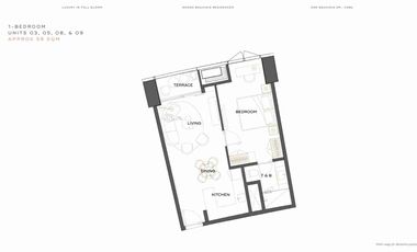 1-Bedroom facing golf course