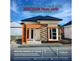 Dijual Rumah Murah di Kawasan Tibang - Dekat Kawasan Lingke, Polda Aceh dan Kampus UIN & USK!