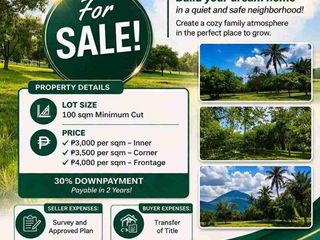 Residential Lot for Sale San Pablo Installment