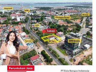 dijual Tanah komersial 1327 M2 tepi jalan ramai dekat Megamall Batam centre