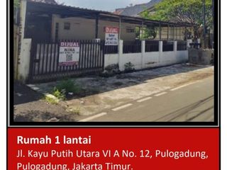 Di Jual Rumah 1 Lantai di Jl. Kayu Putih Utara , Pulogadung, Pulogadung, Jakarta Timur