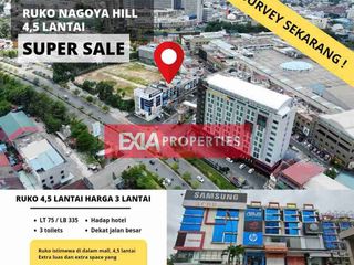 dijual Ruko mall 4 Lantai siap Di Nagoya hill posisi depan hotel