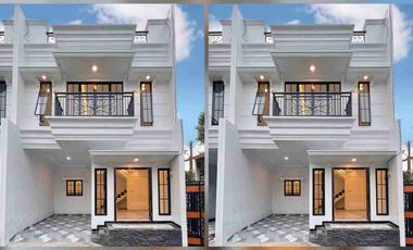 Hunian Modern Classic 2,5 lantai+rooftop dekat stasiun