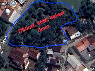 TANAH 1750M2 SHM BEKASI TIMUR - 3JT/M2 - NEMPEL KEMANG PRATAMA