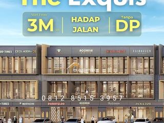 RUKO HADAP JALAN THE EXQUIS BSD CITY 3 LANTAI KPR FREE DP TERMURAH & LOKASI PREMIUM