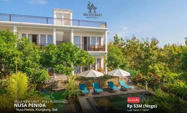 DIJUAL VILLA VIEW LAUT – FULL FURNISHED, NUSA PENIDA