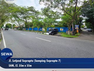 Tanah Kawasan Prime Tengah Kota Cocok Usaha Cafe di Letjend Suprapto