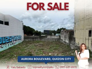 FOR SALE 1,060 sqm Commercial Lot along Aurora Boulevard, Quezon City