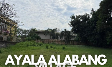 Last Prime Residential Lot in Ayala Alabang Village for Sale