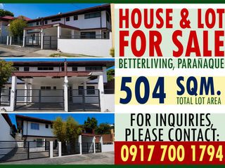 6 Bedroom House and Lot for sale in Bgry. Don Bosco BETTER LIVING PARANAQUE City